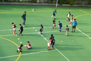 たなかクラブフットサルの様子