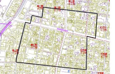 稲荷町駅周辺→清川自転車保管所（清川2丁目24番26号)