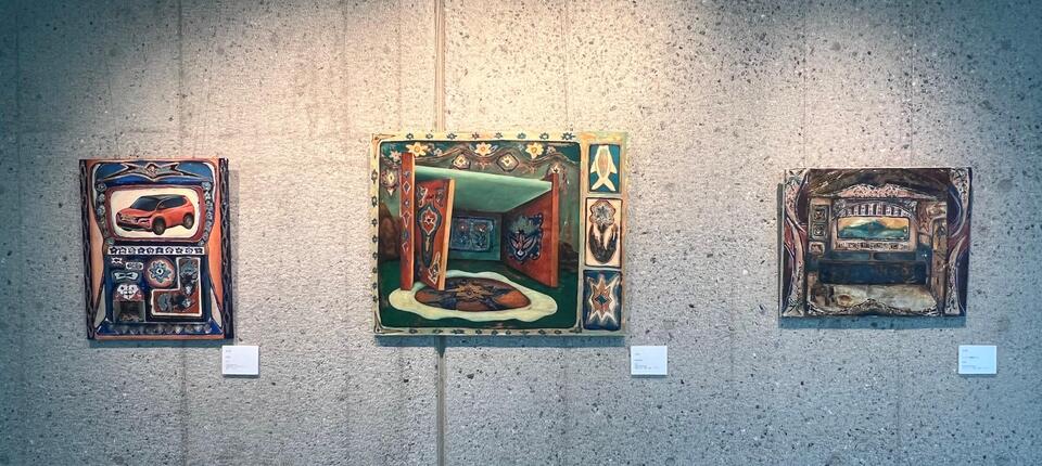 集会室前展示