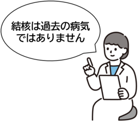 結核は過去の病気ではございません