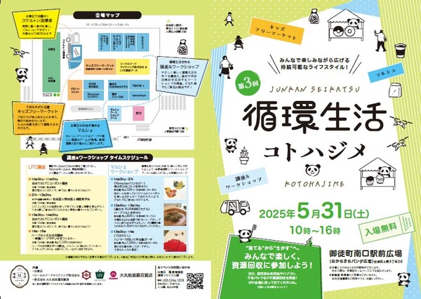 循環生活コトハジメ　チラシ表面