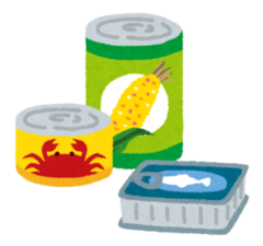 缶詰のイラスト