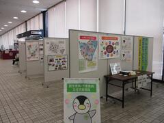 昨年度の台東区役所でのパネル展の様子