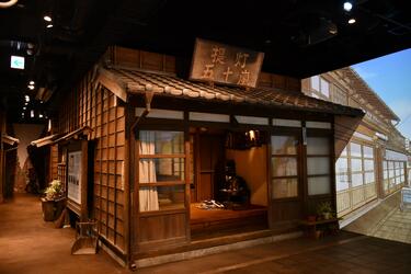 提灯屋の再現展示の写真