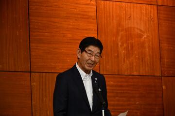 区長の挨拶の写真