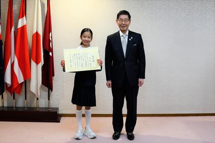 五十嵐杏さんとの記念撮影写真